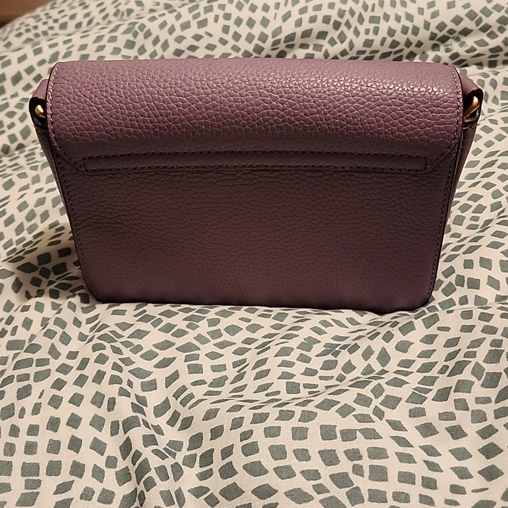 Tory Burch Olivia Pebbled Leather Crossbody Bag – Claret NWT